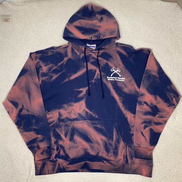 Hanes Other - Vintage Hanes Duchesne County Wildfire Prevention Bleached Hoodie: Size Large
